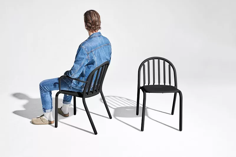 Fauteuil de jardin empilable Fatboy Fred - Anthracite