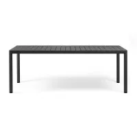 Table de jardin avec rallonge NARDI Tevere 210 / 275 x 100 cm – Anthracite - 1